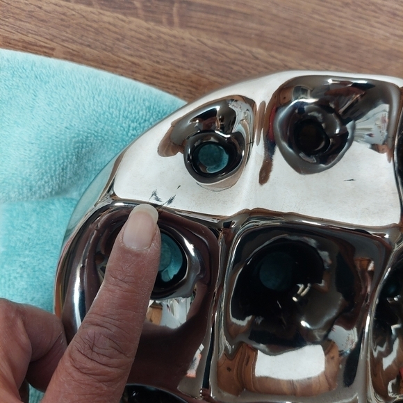 Burgett Oval Silver Ceramic Vase - Picture 9 of 13